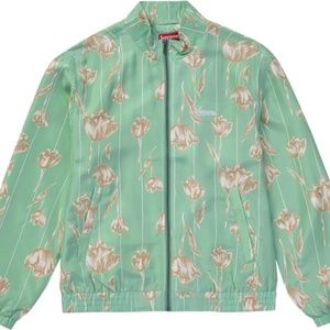 Supreme Floral Silk Track Jacket (Mint) M